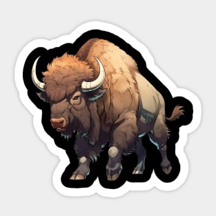 Bison energetic Sticker